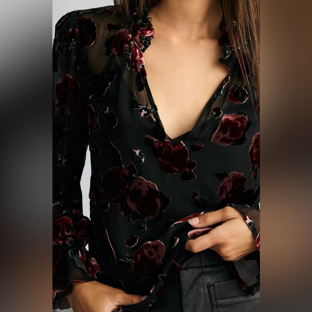 NWT Paige Laurin Blouse - Picture 3 of 6